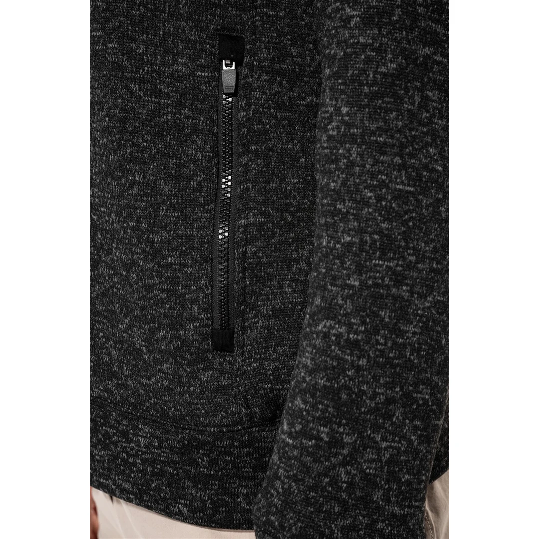 Kariban K 9107 Damen Melange Strickfleece Jacke, miniature 19