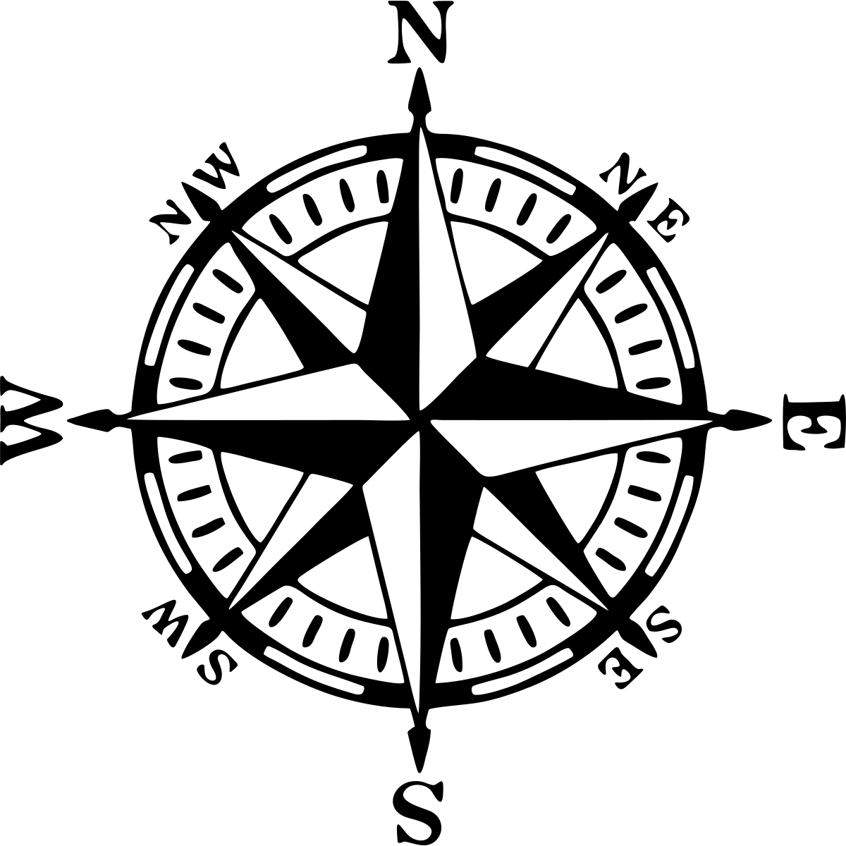 Kompass Classic Autoaufkleber thumbnail 6