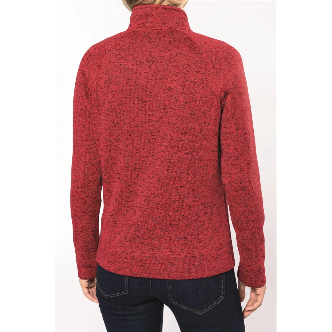 Kariban K 9107 Damen Melange Strickfleece Jacke, miniature 23
