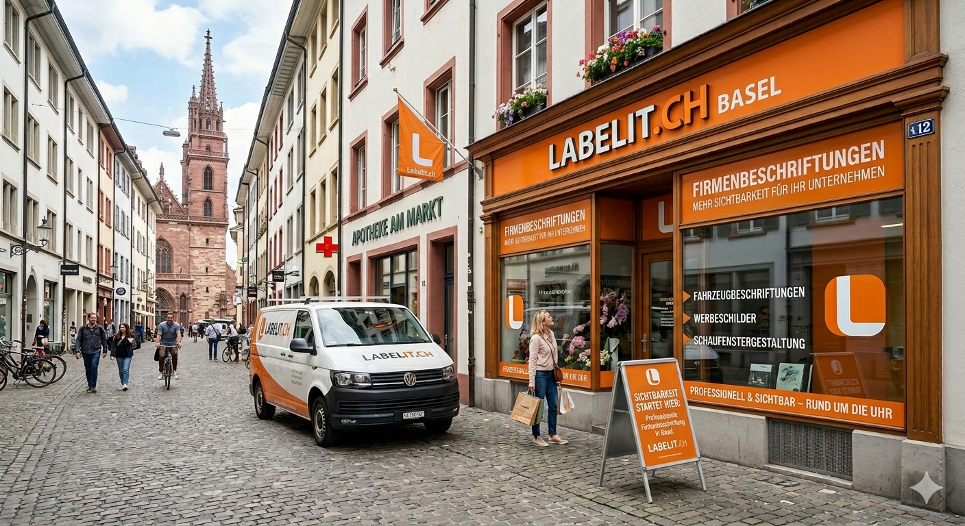 Firmenbeschriftung in Basel: Mehr Sichtbarkeit für Ihr Unternehmen