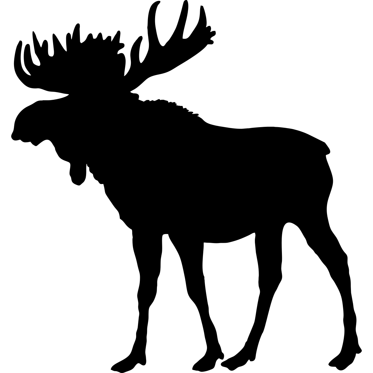 Elch Classic Autoaufkleber thumbnail 6