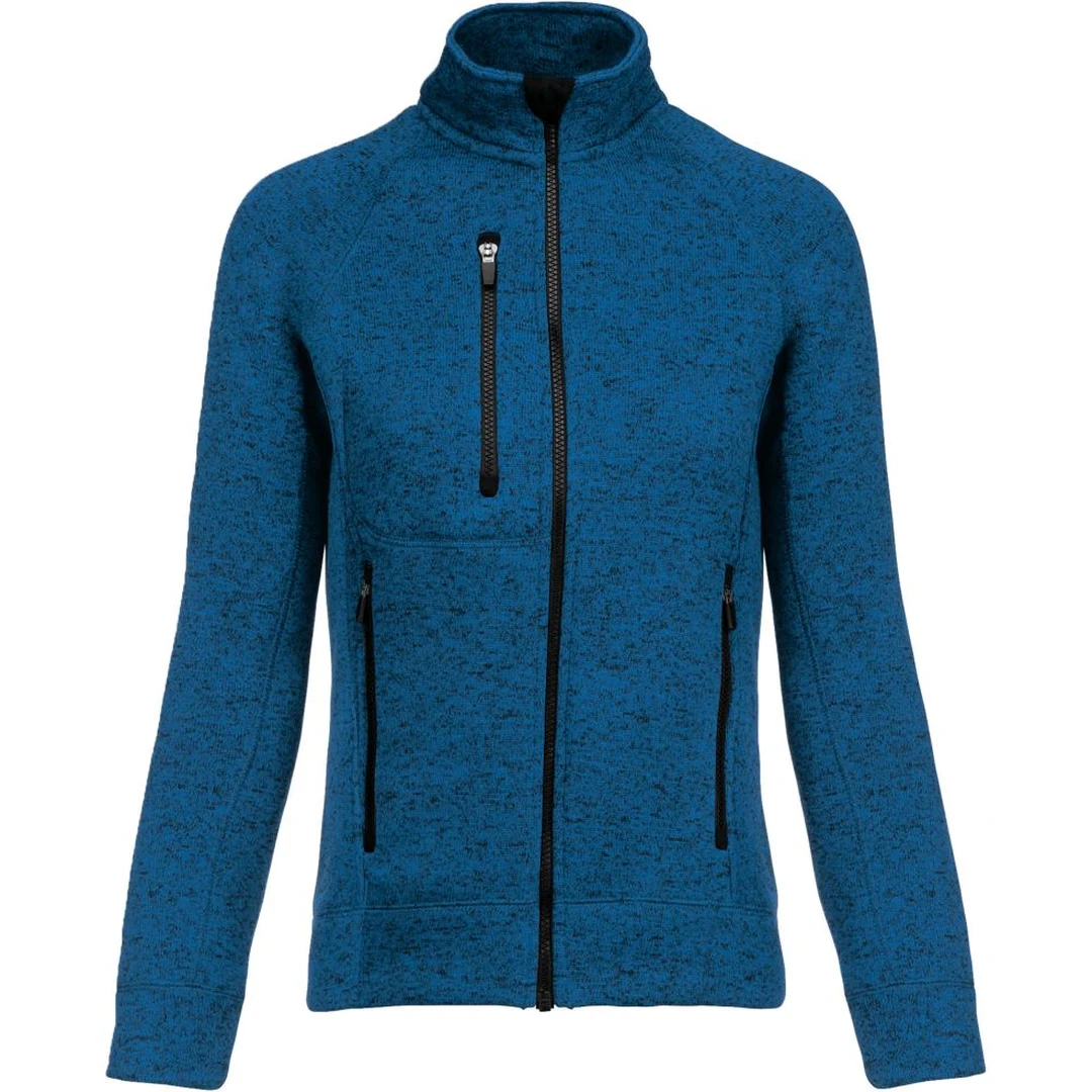 Kariban K 9107 Damen Melange Strickfleece Jacke, miniature 5