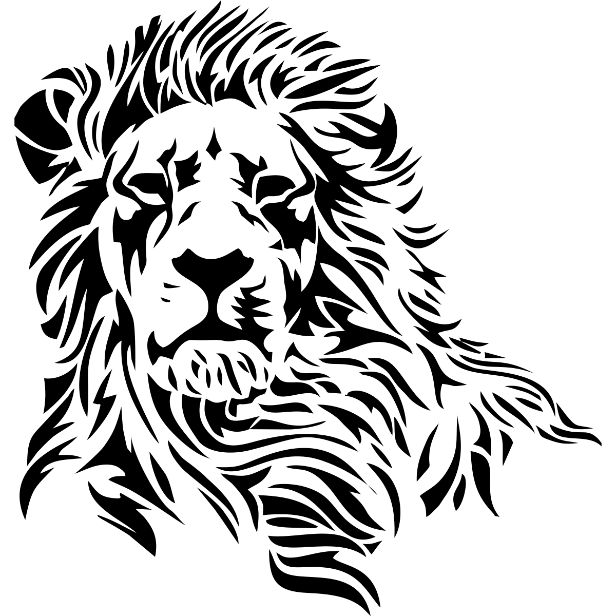 Löwenkopf King Autoaufkleber thumbnail 6