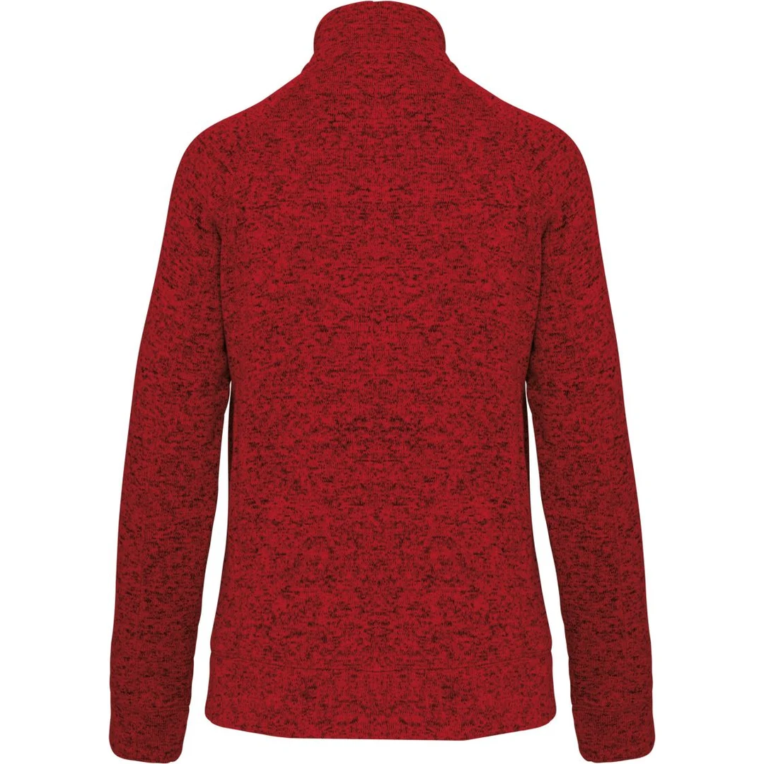 Kariban K 9107 Damen Melange Strickfleece Jacke, miniature 17