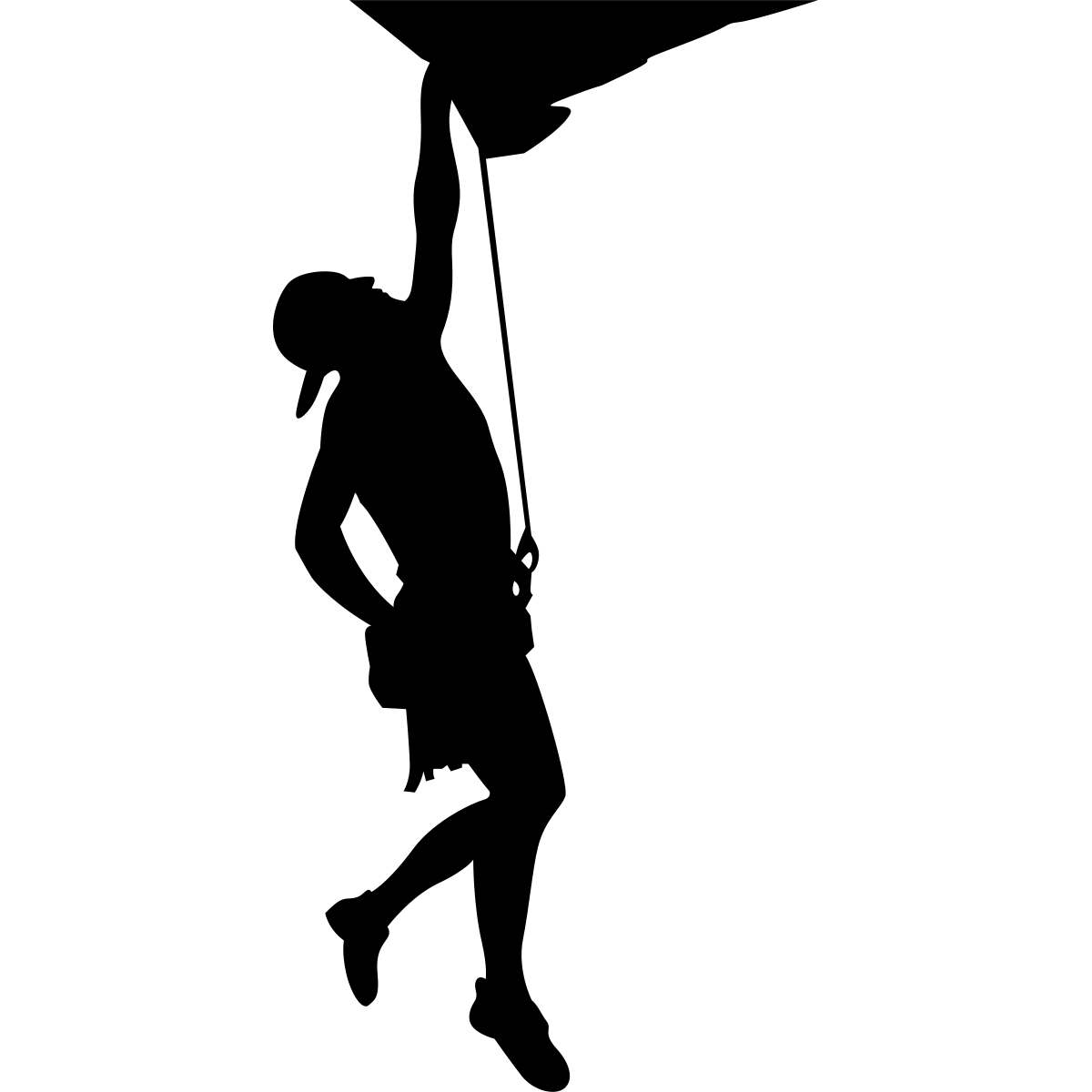 Klettern Autoaufkleber