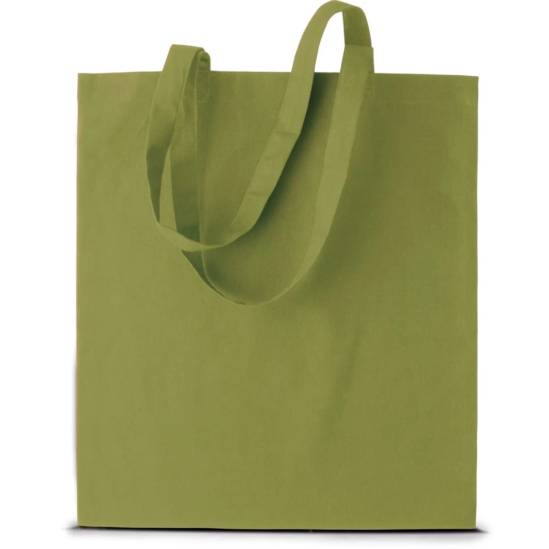 Kariban Kimood KI 0223 Baumwolltasche mit langem Henkel – Turnbeutel aus Baumwolle (38 x 42 cm) thumbnail 4