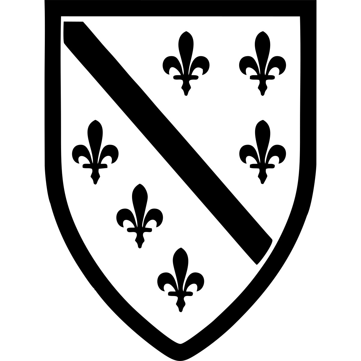 Bosnien Wappen Autoaufkleber