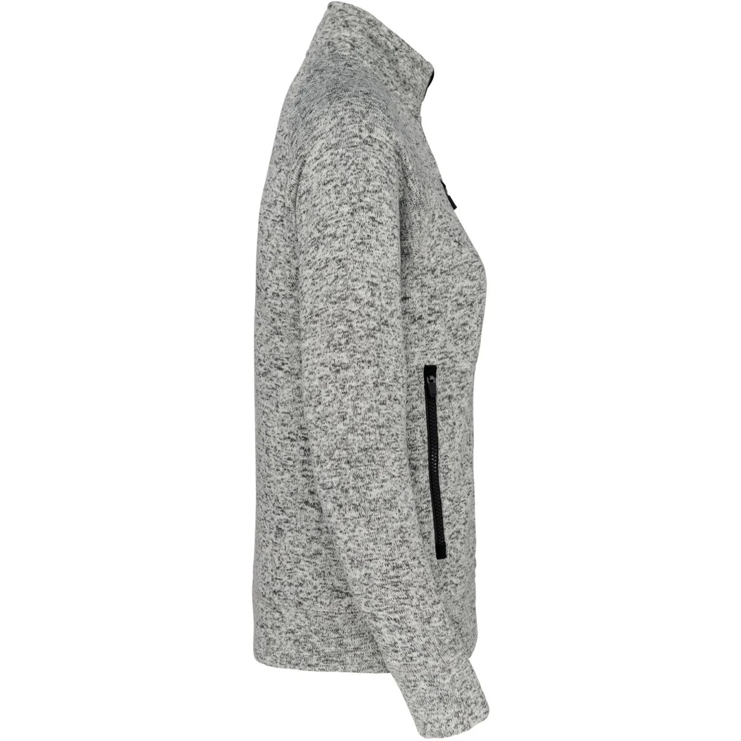Kariban K 9107 Damen Melange Strickfleece Jacke, miniature 12