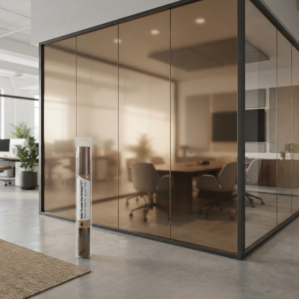 Mehr Farbe und Struktur im Büro: Sitzungszimmer stilvoll gestalten mit Milchglas- und Designfolien
