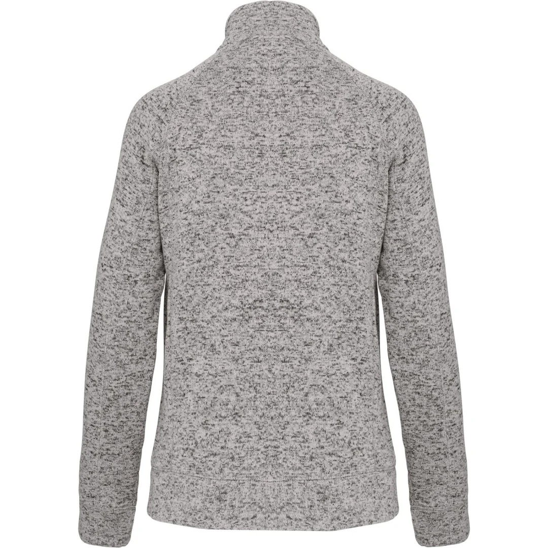 Kariban K 9107 Damen Melange Strickfleece Jacke, miniature 11